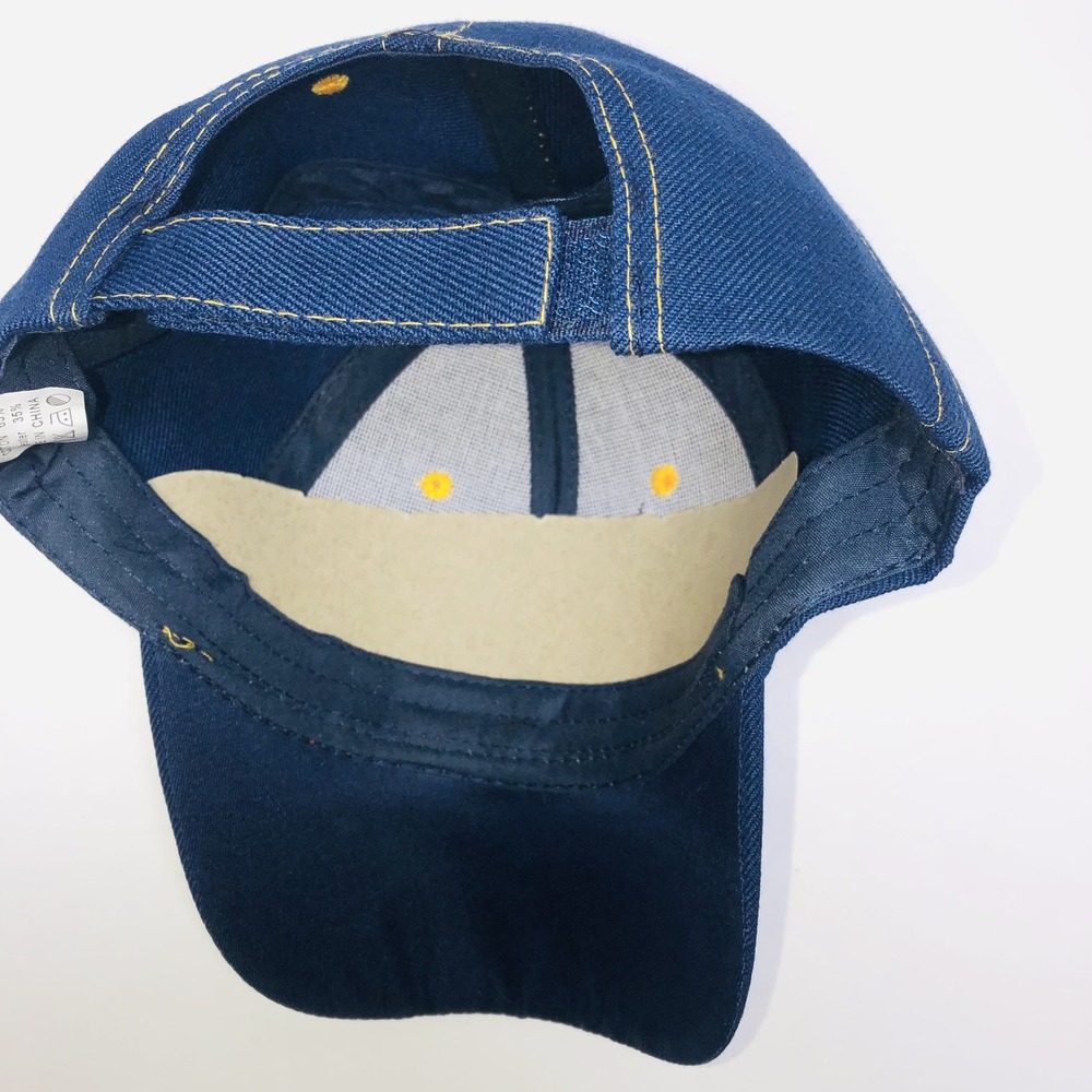 Embroidered Blue Puerto Rico Hat Cap Colorful Fighting Rooster logo Adjustable - Picture 6 of 6